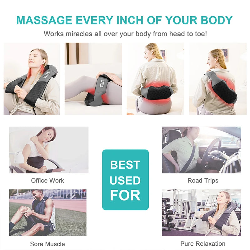 Electric Neck And Back Massager