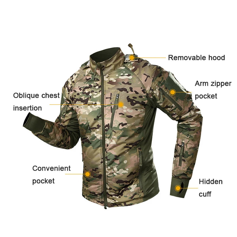 Windbreaker Waterproof Tactical Jacket