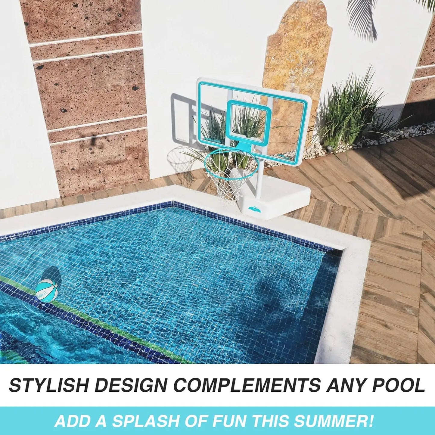 Swimming Pool Basketball Hoop