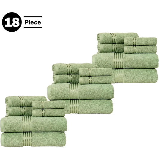 18PC Towel Set