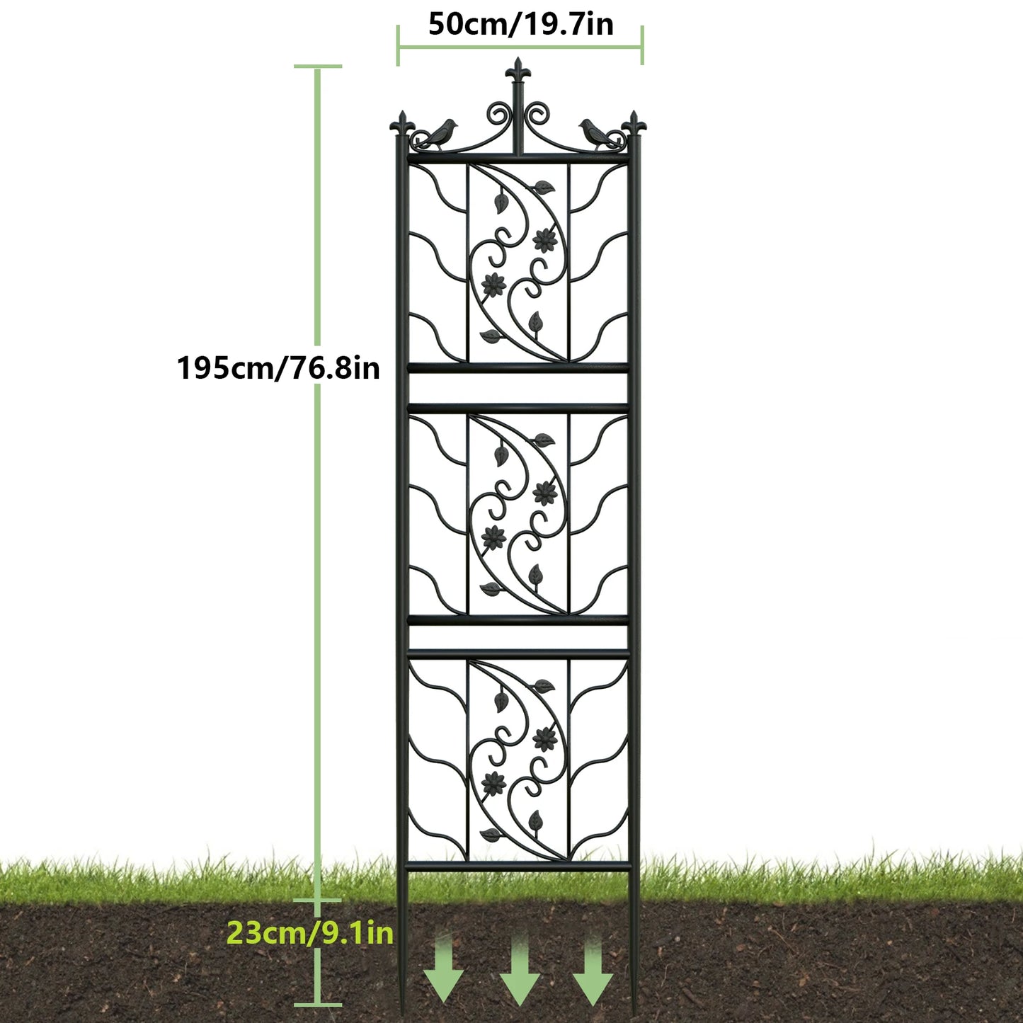 71 inch Outdoor Decorative Garden