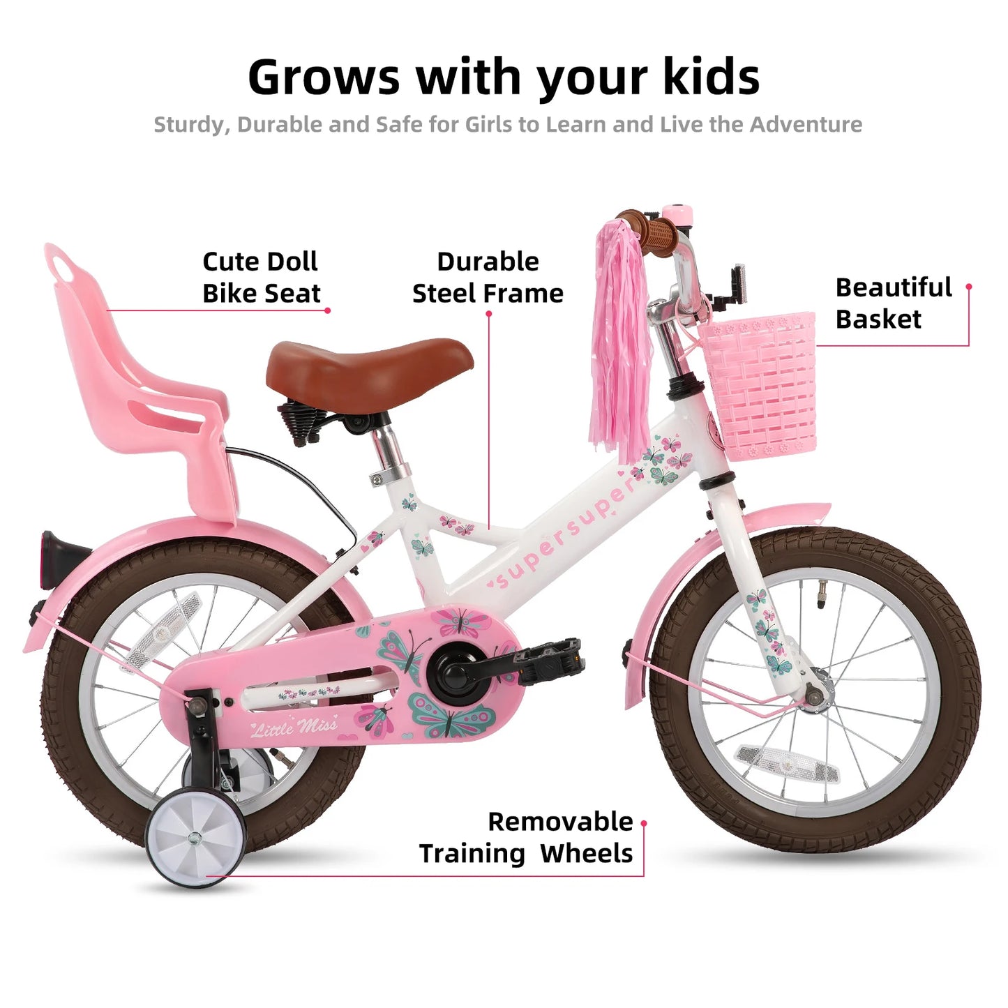 Girls Princess Bike