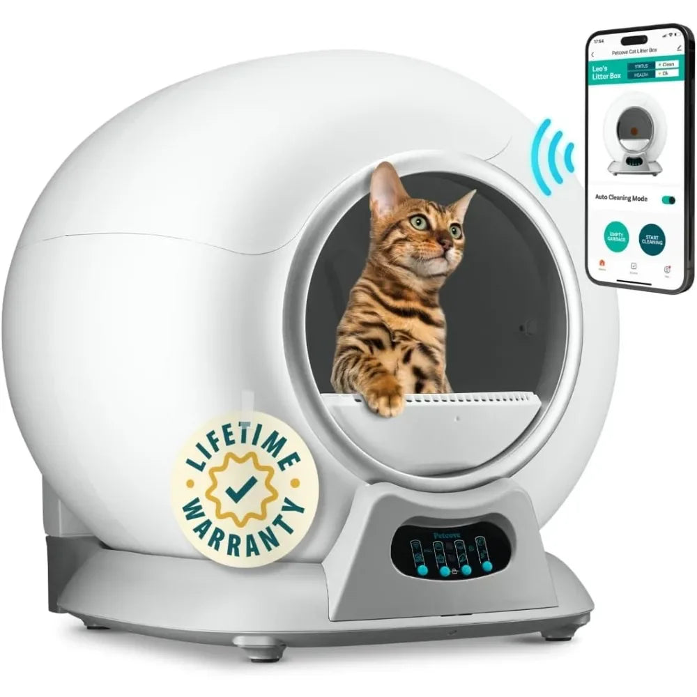 Self-Cleaning Cat Litter Box