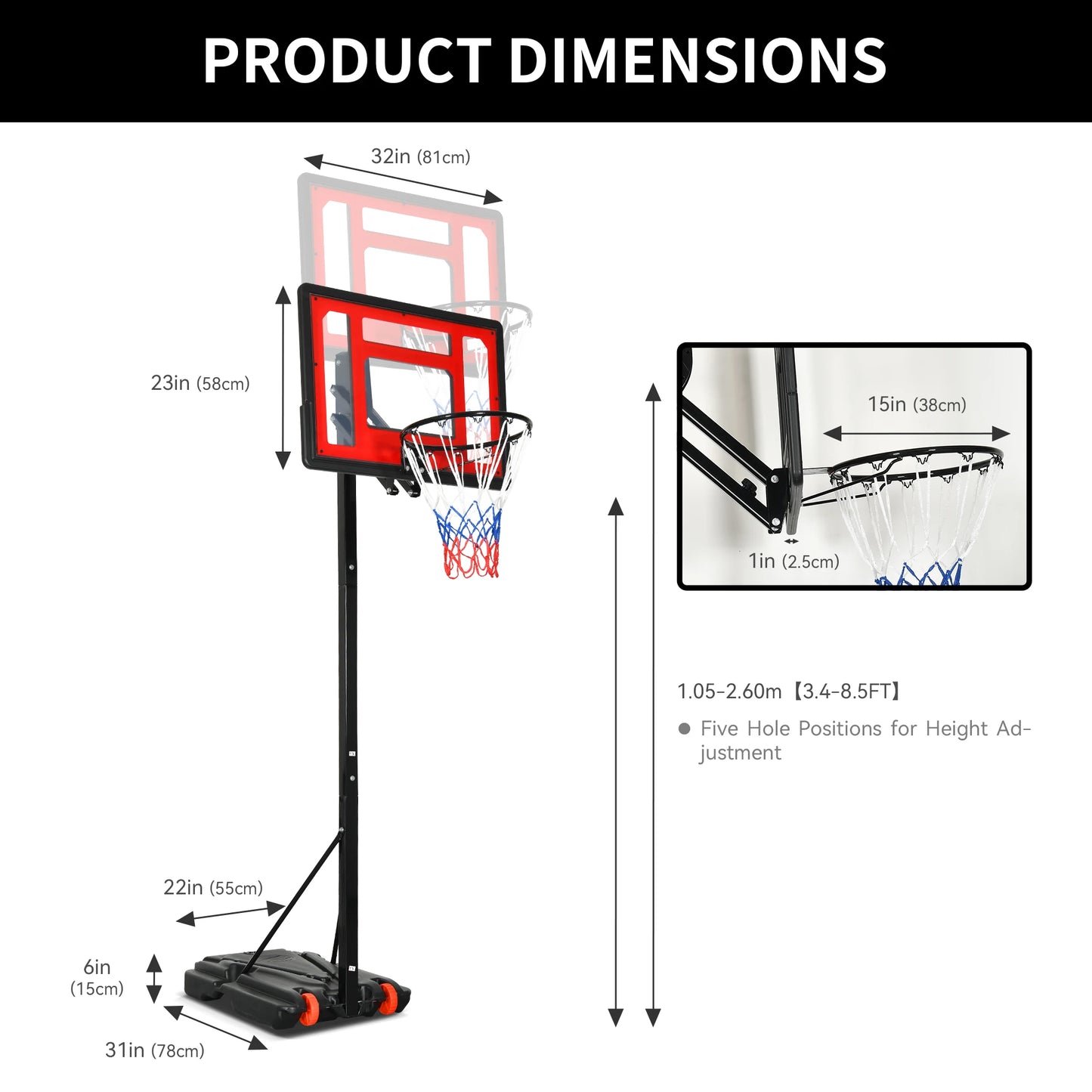 Portable Basketball Hoop